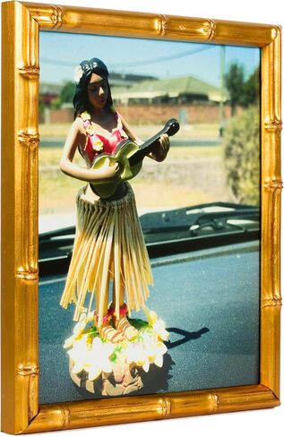 إطارات Craig من الخيزران الصناعي، إطار صورة مقاس 8x10، ذهبي عتيق in Kuwait