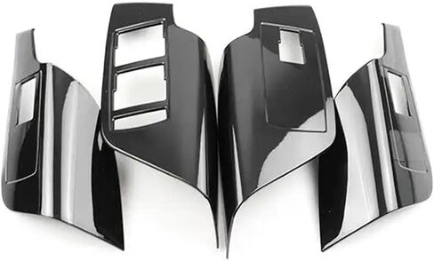 Car Door Window Lifter Control Switch Panel Cover Sticker Trim Compatible with Buick Regal 2009-2016 LHD(Carbon Texture) in Kuwait