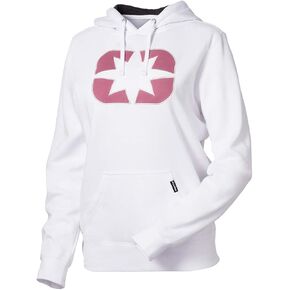 Polaris Womens White Icon Pullover Hoodie Fleece Lined Lightweight Comfy - X-Large in Kuwait