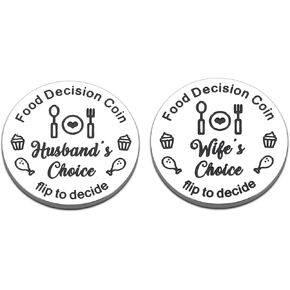 Stocking Stuffers for Men Women Adults - Decision Coin Funny Gifts for Him Her Couple Girlfriend Boyfriend Husband Wife Christmas Anniversary Valentines Birthday Wedding Fathers Day in Kuwait