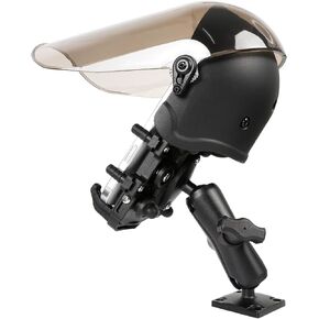 Universal Phone Mount Holder for Boat Motorcycle, with Vibration Dampener, Sun Shade, Aluminum Square Base & Medium Arm - Sunproof & Rainproof, Fits 4.7-7.2'' Smartphones in Kuwait