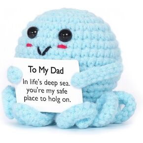 RovyFota Cute Crochet Animal,Teacher Appreciation,Sister Birthday Gifts,Positive Crochet Animals-Thank You Gifts for Women (Positive Octopus) in Kuwait