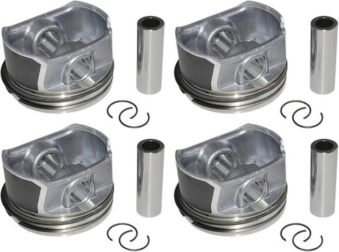 4 قطعة EA113 محرك بيستونز وخواتم Φ20mm/82.5 مللي متر 06D107066C متوافق لأودي A4 VW 2.0 TFSI BWA BPY اكسسوارات السيارات استبدال أجزاء in Kuwait