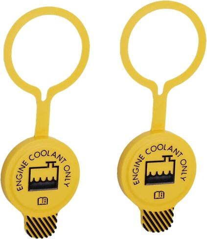 2 Pcs Coolant Overflow Bottle Cap – Compatible with Dodge Journey Dakota Jeep Grand Cherokee JK Wrangler Ram 2500 3500 (55056382 55056382AA)​ in Saudi Arabia