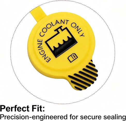 2 Pcs Coolant Overflow Bottle Cap – Compatible with Dodge Journey Dakota Jeep Grand Cherokee JK Wrangler Ram 2500 3500 (55056382 55056382AA)​ in Saudi Arabia