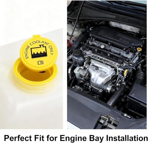2 Pcs Coolant Overflow Bottle Cap – Compatible with Dodge Journey Dakota Jeep Grand Cherokee JK Wrangler Ram 2500 3500 (55056382 55056382AA)​ in Saudi Arabia