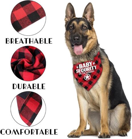 Dog Bandana, Promoted to Big Sister Dog Bandana, Dog Scarf Classical Pink Printing, Dog Scarf Accessories, Dog Bandana Pet Scarf, Pet Pink Scarf Gender Reveal Accessories, Dog Bandana Gift (F21) in Saudi Arabia