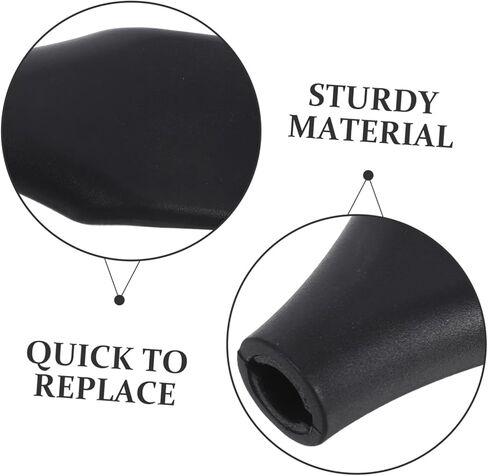 DOITOOL 4pcs Ergonomic Office Chair Armrest Replacement Handle Parts for Desk Chairs Easy Installation Compatible Various Models Enhanced Comfort Elegant Design in Saudi Arabia
