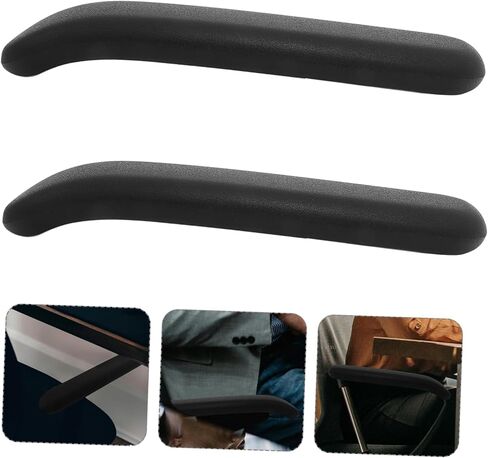 TEHAUX 2Pcs Office Chair Armrest Pads Replacement Cushion for Gaming Swivel and Wheelchairs Ergonomic Comfort Support for Office Workers and Seniors in Saudi Arabia