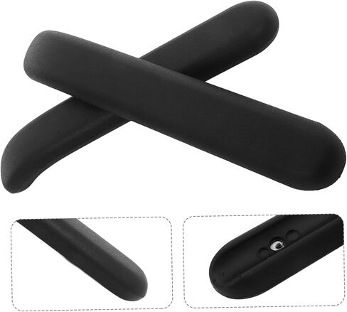 TEHAUX 2Pcs Office Chair Armrest Pads Replacement Cushion for Gaming Swivel and Wheelchairs Ergonomic Comfort Support for Office Workers and Seniors in Saudi Arabia