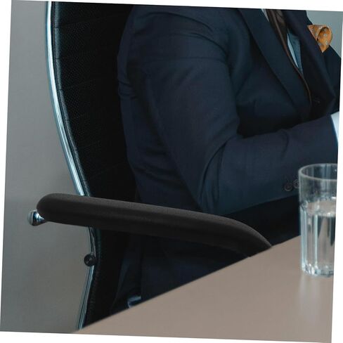TEHAUX 2Pcs Office Chair Armrest Pads Replacement Cushion for Gaming Swivel and Wheelchairs Ergonomic Comfort Support for Office Workers and Seniors in Saudi Arabia