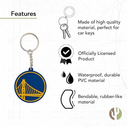 Desert Cactus Denver Nuggets Keychain NBA National Basketball Association Car Keys Holder (PVC) in Kuwait