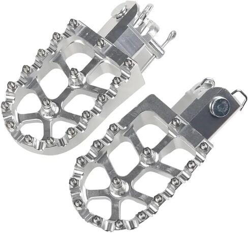 ملحقات الدراجات النارية مسند القدم أوتاد القدم دواسة لهوندا لـ CRF لـ XR 50 70 110 125 لـ CT200U لـ M2R لـ SDG لـ DHZ لـ SSR لـ KAYO (فضي) in Kuwait