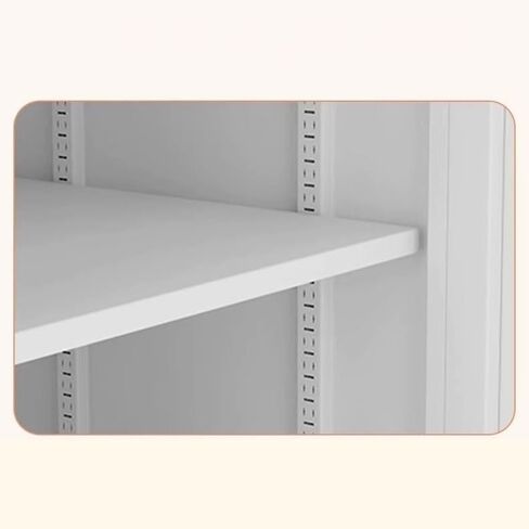 Drawer 3 Layer Large Capacity File Cabinet Office File Data Organizing Cabinet Balcony Storage Storage Cabinets with Locks Office(White) in Saudi Arabia
