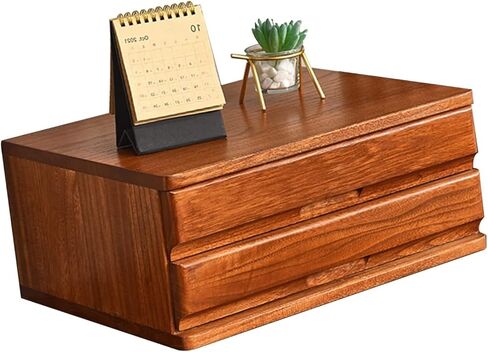 Desktop Storage Box With Drawers - Desktop File Cabinet Organizers, Storage Cabinet With Drawers, Wood Flat File Cabinet, 2/3/4-Layer Desktop Organizer Storage Box,A-4 drawer (B 2 drawer) in Saudi Arabia