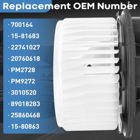 HVAC Front Blower Motor AC Blower Motor Compatible with 2007-2018 Toyota Tundra Camry 4Runner Highlander Venza Avalon, 2007-2019 Lexus Automotive Replacement Blower Motors# 700215, 87103-0E040 in Saudi Arabia