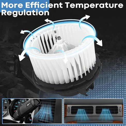 HVAC Front Blower Motor AC Blower Motor Compatible with 2007-2018 Toyota Tundra Camry 4Runner Highlander Venza Avalon, 2007-2019 Lexus Automotive Replacement Blower Motors# 700215, 87103-0E040 in Saudi Arabia