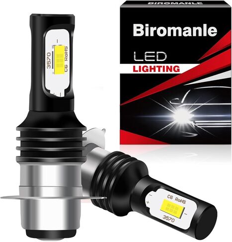 Compatible with Kawasaki ATV KFX400 2003-2006 KFX450R 2009-2014 Hi/Lo Beam bulbs, 6000K Super Bright White,plug and play,H6 H6M ATVS UTV Motorcycle fog light Bulbs(Pack of 2) in Saudi Arabia