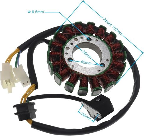 18 Coils Magneto Stator for GN250 1982-2001 TU250 1997-2016 32101-38302 Motorcycle in Saudi Arabia
