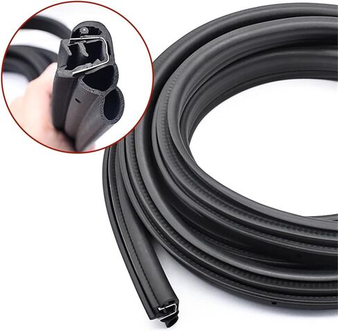 Left & Right Front Door Weatherstrip Seal Strips 22766400 for 1500 2500HD 3500HD in Saudi Arabia