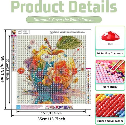 Eye Diamond Painting Kits for Adults,Eye Diamond Art Kits for Adults, DIY 5D Diamond Painting Kits for Beginners Home Wall Decor 12x16inch in Kuwait