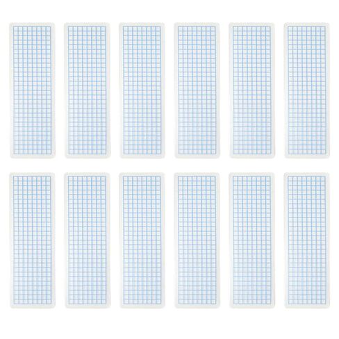 NUOBESTY 50pcs Washi Tape Sample Boards Durable Separate Boards for Storage for Scrapbooking Journaling and Crafting Lightweight Portable Design in Saudi Arabia