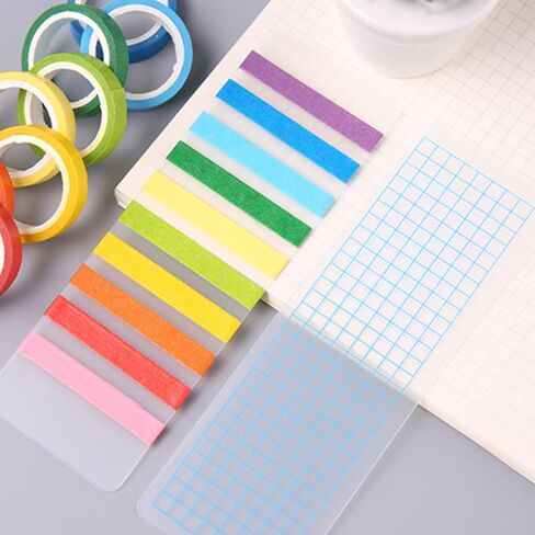NUOBESTY 50pcs Washi Tape Sample Boards Durable Separate Boards for Storage for Scrapbooking Journaling and Crafting Lightweight Portable Design in Saudi Arabia