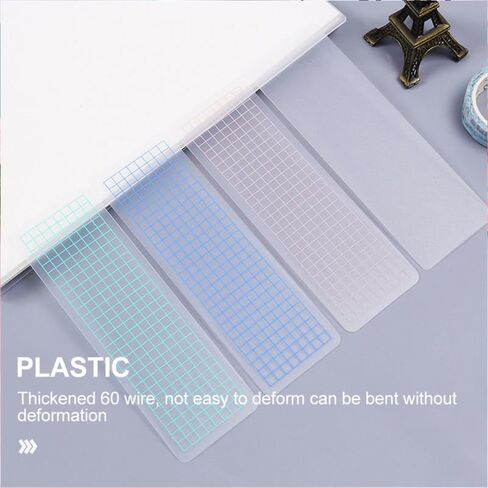 NUOBESTY 50pcs Washi Tape Sample Boards Durable Separate Boards for Storage for Scrapbooking Journaling and Crafting Lightweight Portable Design in Saudi Arabia