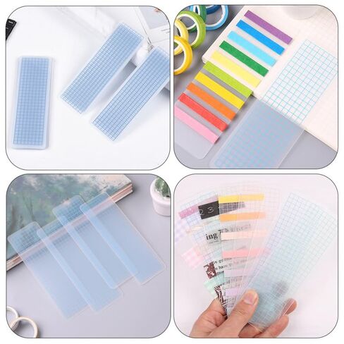 NUOBESTY 50pcs Washi Tape Sample Boards Durable Separate Boards for Storage for Scrapbooking Journaling and Crafting Lightweight Portable Design in Saudi Arabia