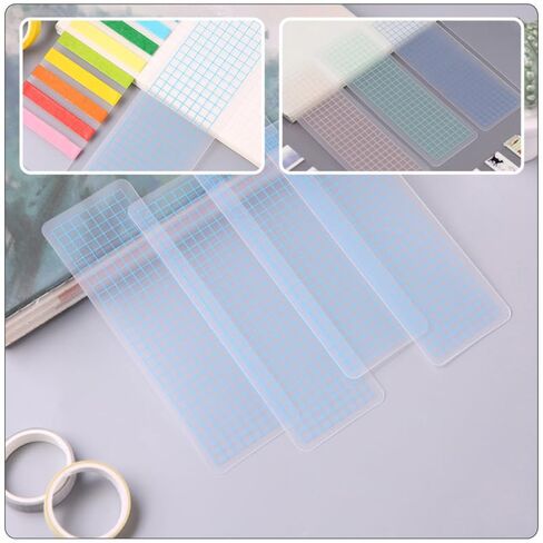 NUOBESTY 50pcs Washi Tape Sample Boards Durable Separate Boards for Storage for Scrapbooking Journaling and Crafting Lightweight Portable Design in Saudi Arabia