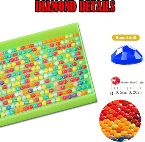Fantasy Dragon 5D Diamond Painting Kits for Adults,Waterfall Landscape Diamond Mosaic Art,DIY Full Round Diamond Embroidery,Diamond Art Kits for Home Decor,Large size 31.5 x 15.7 inches,DIY Mosaic Art in Saudi Arabia