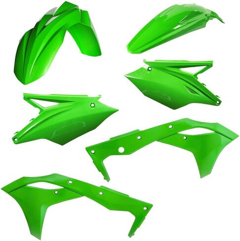 Acerbis Replica Plastic Kit Green for Kawasaki KX250F 2018 in Saudi Arabia