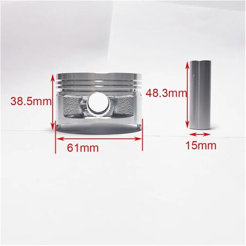63mm 61mm Big Bore Cylinder Kit Block Piston Kit For 4 Stroke GY6 170cc 180cc 200cc 1P61QML 1P63QMJ Engine ATV Quad 4 Wheeler(61MM) in Saudi Arabia