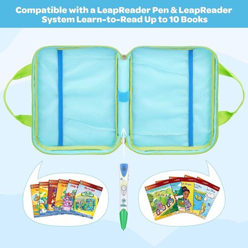 حقيبة حمل متوافقة مع نظام Leapfrog LeapReader لتعلم القراءة المكونة من 10 كتب، حقيبة تخزين محمولة تناسب نظام القراءة والكتابة Leapfrog LeapReader، وردي in Saudi Arabia