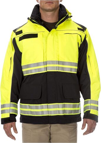 5.11 Tactical Men's Responder's High Visibility Performance Parka, Style# 48073, Dark Navy, Large in Saudi Arabia
