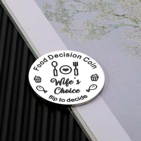 Stocking Stuffers for Men Women Adults - Decision Coin Funny Gifts for Him Her Couple Girlfriend Boyfriend Husband Wife Christmas Anniversary Valentines Birthday Wedding Fathers Day in Saudi Arabia