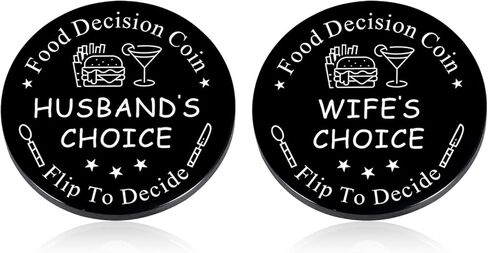 Stocking Stuffers for Men Women Adults - Decision Coin Funny Gifts for Him Her Couple Girlfriend Boyfriend Husband Wife Christmas Anniversary Valentines Birthday Wedding Fathers Day in Saudi Arabia
