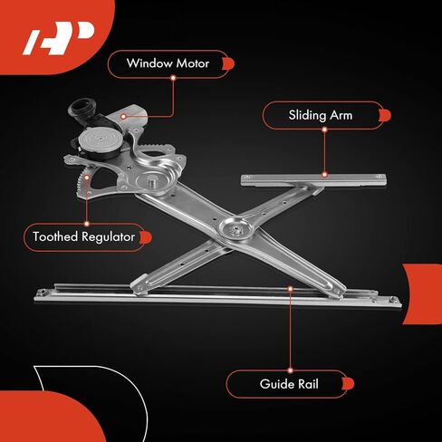 A-Premium Electric Power Window Regulator with Motor Compatible with Toyota RAV4 2006 2007 2008 2009 2010 2011 2012, Front Passenger Side in Saudi Arabia