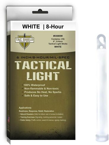 Tac Shield 8 Hour Light Stick (10-Pack), Blue, 6""" (T03085B) in Saudi Arabia