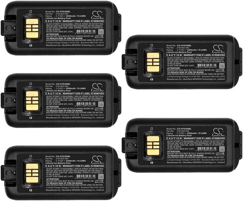 (5 عبوات) بطارية لـ Honey-Well CK75 CK71 CK3B CK70 CK3 CK3X CK3XR CK65 PN 318-063-002 318-034-033 318-034-034 318-034-023 318-034-013 318-046-031 318-046-001 318-034-003 318-034-001 in Saudi Arabia