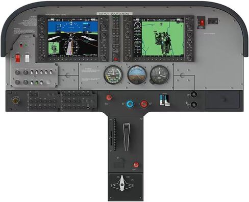 ملصق قمرة القيادة Yumcute Cessna 172 - أدوات عالية التفاصيل للتدريب والديكور - 51.5x36.6 بوصة in Kuwait