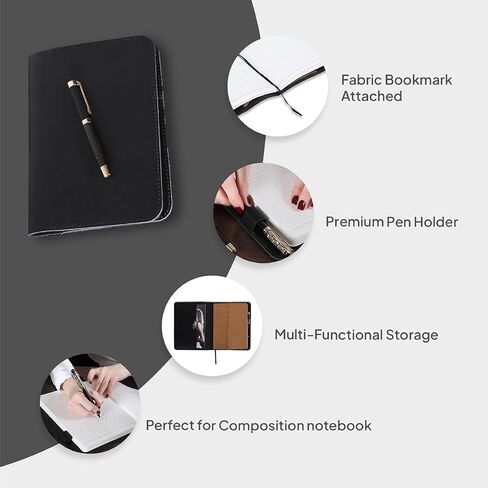 Leather Journal Cover, Leather Notebook Cover, XL Journal Cover- 7.5in x 9.75in in Kuwait