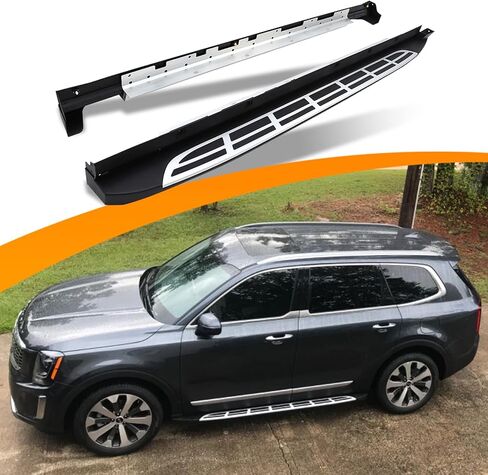 لوحات الجري Snailfly مناسبة لـ 2019-2025 Kia Telluride LX EX S SX SX-P X-Pro X-Line قضبان الخطوات الجانبية in Saudi Arabia