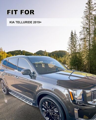 لوحات الجري Snailfly مناسبة لـ 2019-2025 Kia Telluride LX EX S SX SX-P X-Pro X-Line قضبان الخطوات الجانبية in Saudi Arabia