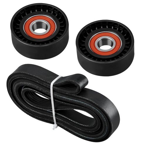 4627038AA-KIT Drive Belt Idler Pulley Tensioner Kit Compatible with Jeep Wrangler 3.6L 2012-2017 Compatible with Jeep Wrangler JK 3.6L 2018 Replaces 4627038AA 4627038AAKIT in Saudi Arabia