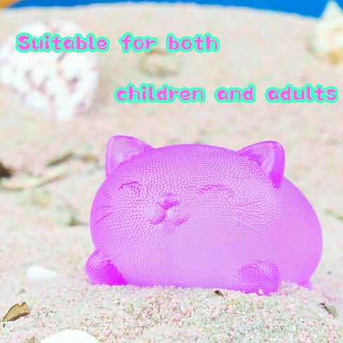 Stress Cat Toy, Stretch and Squeeze Stress, Cute Cat Toy for Anxiety Relief, Birthday, Christmas, Office, Stocking Stuffer Gift, Toy Cat for Pulling in Saudi Arabia