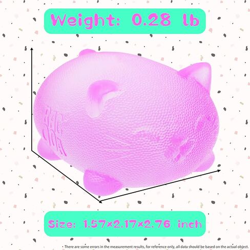 Stress Cat Toy, Stretch and Squeeze Stress, Cute Cat Toy for Anxiety Relief, Birthday, Christmas, Office, Stocking Stuffer Gift, Toy Cat for Pulling in Saudi Arabia