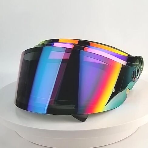 Motorcycle Helmet Face Shield for HJC RPHA 1N,Tinted Anti-Scratch Visor Replacement, Style Protection Lens, Multi‑Colour Options Helmet Accessories,D Silverplating in Kuwait