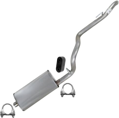 Exhaust Kit Muffler & Tail Pipe Compatible for 1996-2000 Jeep Cherokee 4.0L | Stainless Steel | Northeastern Exhaust | Free Clamps and Hanger Included | Direct Fit | Automotive Replacement Part in Saudi Arabia