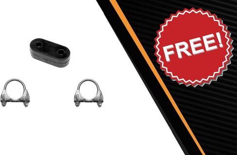 Exhaust Kit Muffler & Tail Pipe Compatible for 1996-2000 Jeep Cherokee 4.0L | Stainless Steel | Northeastern Exhaust | Free Clamps and Hanger Included | Direct Fit | Automotive Replacement Part in Saudi Arabia